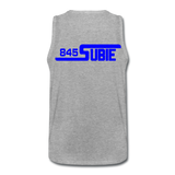 845 Subie Blue Font Men’s Premium Tank - heather gray