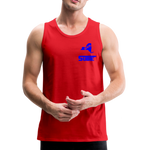 845 Subie Blue Font Men’s Premium Tank - red