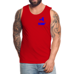 845 Subie Blue Font Men’s Premium Tank - red