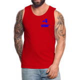 845 Subie Blue Font Men’s Premium Tank - red