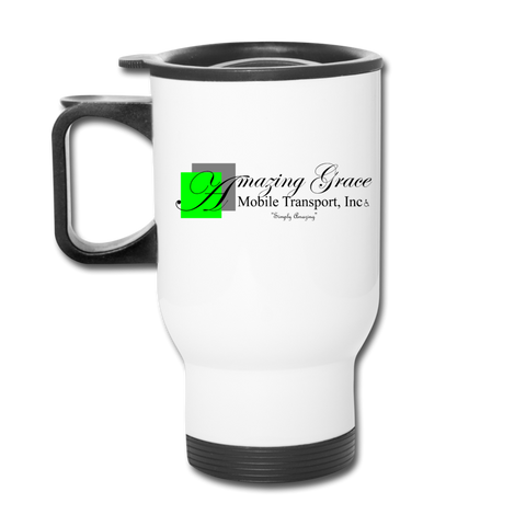 Amazing Grace Mobile Transport Travel Mug - white