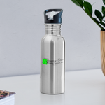 Amazing Grace Mobile Transport Water Bottle - silver
