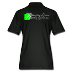 Amazing Grace Mobile transport Women's Polo Shirt - black