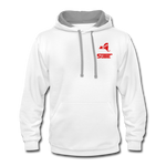 845 Subie Red Font Hoodie - white/gray