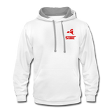 845 Subie Red Font Hoodie - white/gray