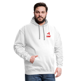 845 Subie Red Font Hoodie - white/gray