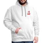845 Subie Red Font Hoodie - white/gray