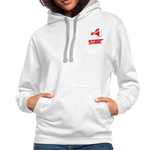 845 Subie Red Font Hoodie - white/gray