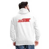 845 Subie Red Font Hoodie - white/gray