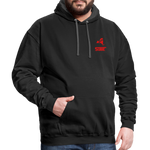845 Subie Red Font Hoodie - black/asphalt