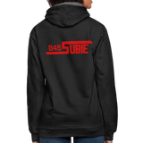 845 Subie Red Font Hoodie - black/asphalt
