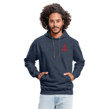 845 Subie Red Font Hoodie - indigo heather/asphalt