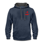 845 Subie Red Font Hoodie - indigo heather/asphalt