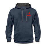 845 Subie Red Font Hoodie - indigo heather/asphalt