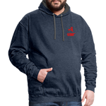 845 Subie Red Font Hoodie - indigo heather/asphalt