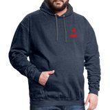 845 Subie Red Font Hoodie - indigo heather/asphalt