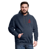 845 Subie Red Font Hoodie - indigo heather/asphalt