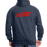 845 Subie Red Font Hoodie - indigo heather/asphalt