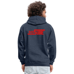845 Subie Red Font Hoodie - indigo heather/asphalt