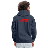 845 Subie Red Font Hoodie - indigo heather/asphalt