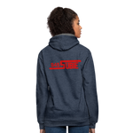 845 Subie Red Font Hoodie - indigo heather/asphalt