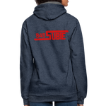 845 Subie Red Font Hoodie - indigo heather/asphalt