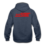 845 Subie Red Font Hoodie - indigo heather/asphalt