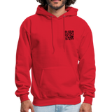 I get Paid To Stand Around (Flagger) Men's Hoodie - red