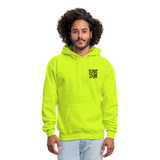 I get Paid To Stand Around (Flagger) Men's Hoodie - safety green