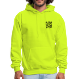 I get Paid To Stand Around (Flagger) Men's Hoodie - safety green