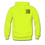 I get Paid To Stand Around (Flagger) Men's Hoodie - safety green