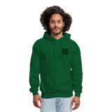 I get Paid To Stand Around (Flagger) Men's Hoodie - forest green