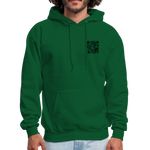 I get Paid To Stand Around (Flagger) Men's Hoodie - forest green