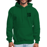 I get Paid To Stand Around (Flagger) Men's Hoodie - forest green