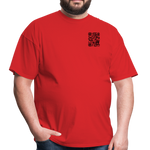 I Get Paid To Stand Around (Flagger) T-Shirt - red