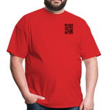 I Get Paid To Stand Around (Flagger) T-Shirt - red