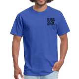 I Get Paid To Stand Around (Flagger) T-Shirt - royal blue
