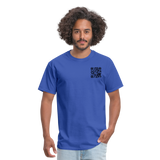 I Get Paid To Stand Around (Flagger) T-Shirt - royal blue