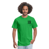 I Get Paid To Stand Around (Flagger) T-Shirt - bright green