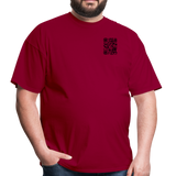 I Get Paid To Stand Around (Flagger) T-Shirt - dark red