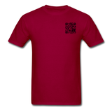I Get Paid To Stand Around (Flagger) T-Shirt - dark red