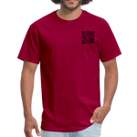 I Get Paid To Stand Around (Flagger) T-Shirt - dark red