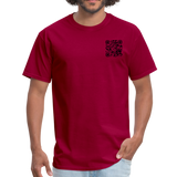 I Get Paid To Stand Around (Flagger) T-Shirt - dark red