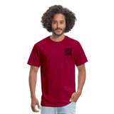 I Get Paid To Stand Around (Flagger) T-Shirt - dark red