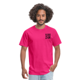 I Get Paid To Stand Around (Flagger) T-Shirt - fuchsia