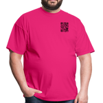 I Get Paid To Stand Around (Flagger) T-Shirt - fuchsia