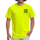 I Get Paid To Stand Around (Flagger) T-Shirt - safety green