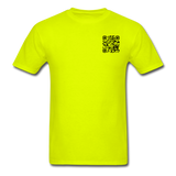 I Get Paid To Stand Around (Flagger) T-Shirt - safety green