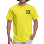 I Get Paid To Stand Around (Flagger) T-Shirt - yellow