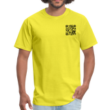 I Get Paid To Stand Around (Flagger) T-Shirt - yellow